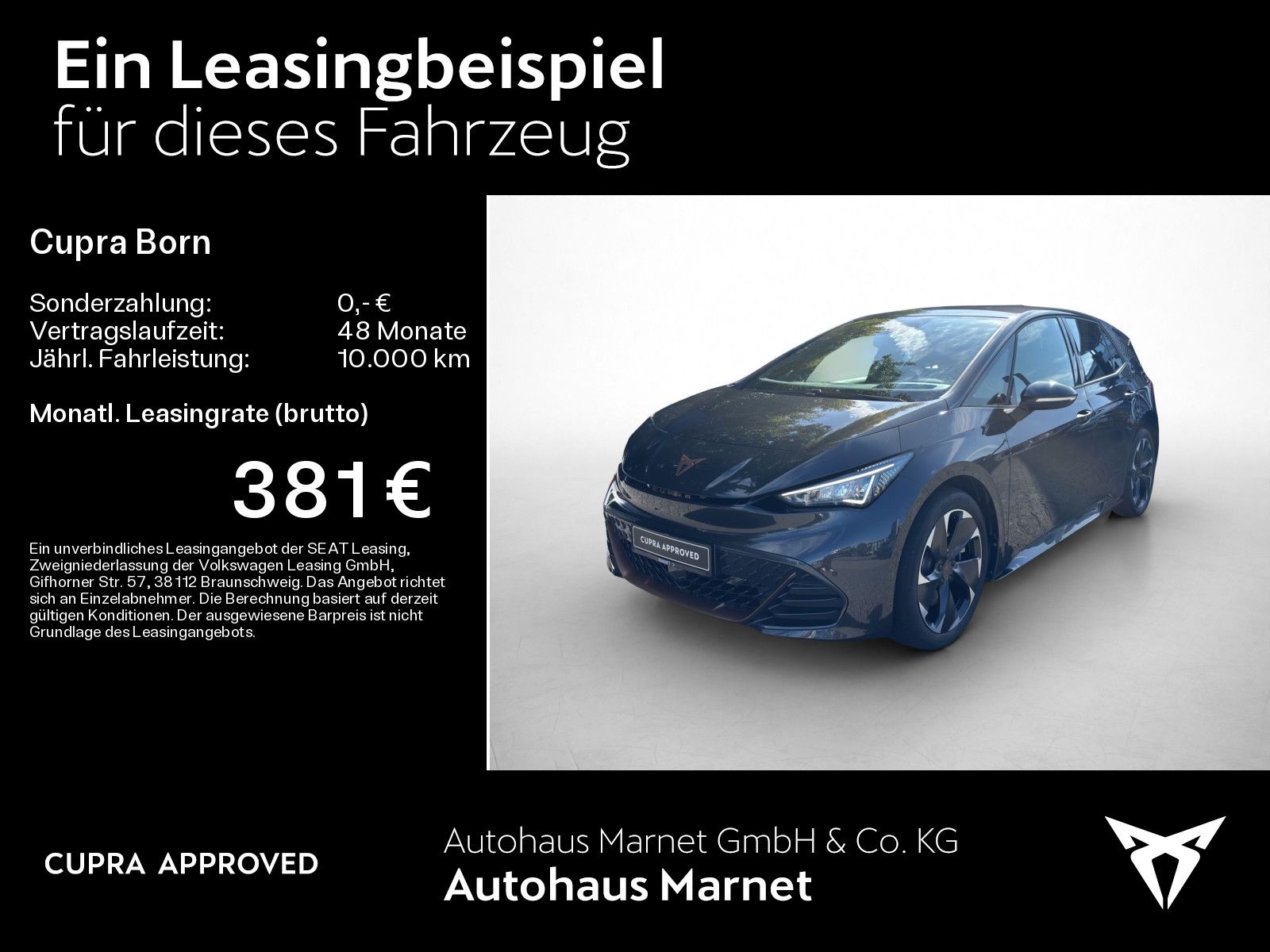 Cupra Born 170 KW Navi*Wärmep*Kamera*Voll-LED*Keyless* imagem 2