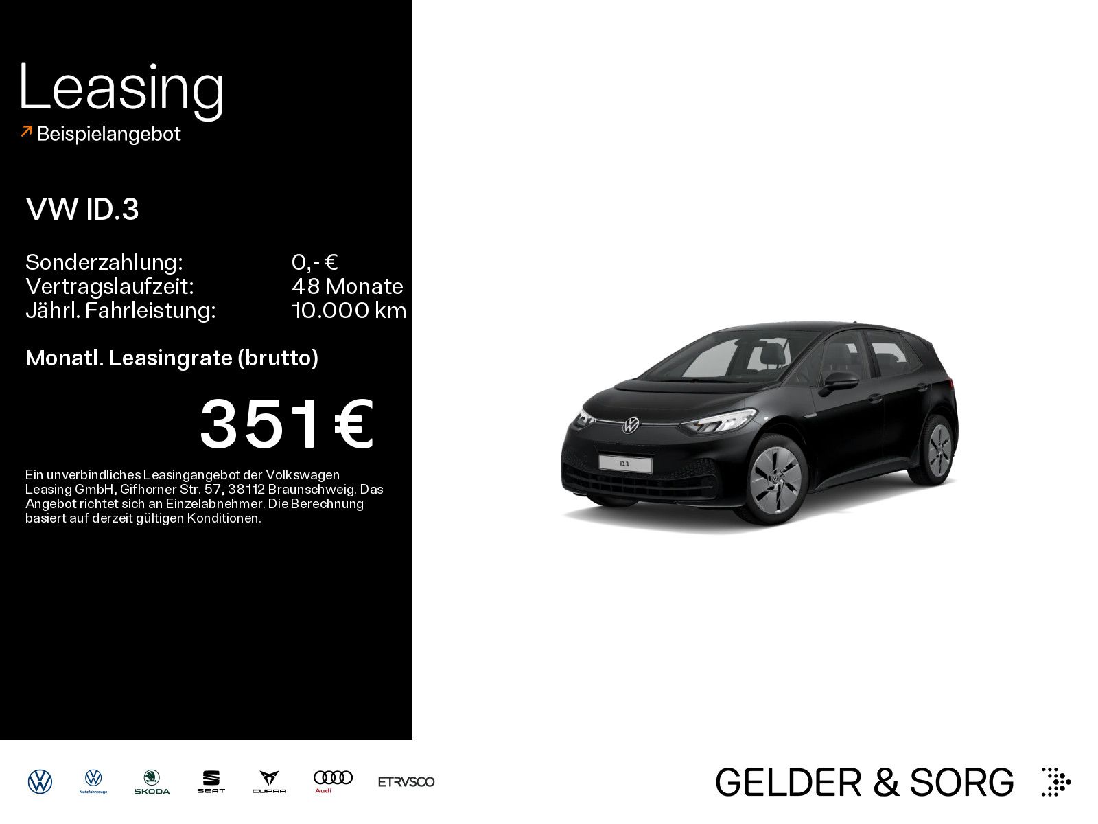 Volkswagen ID.3 Pure Performance *LED*ACC*HuD*NAVI*Sitzh.*