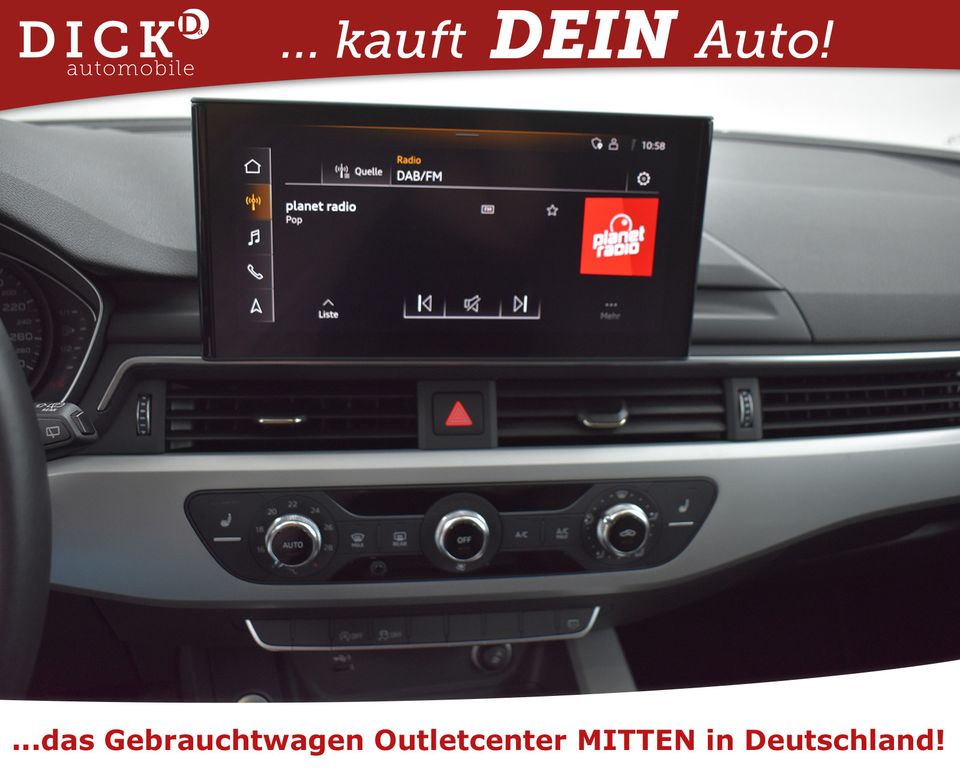 Audi A4 Av 30d S-Tr. NAV+LED+AHK+SHZ+PDC+TEMP+DAB+17"