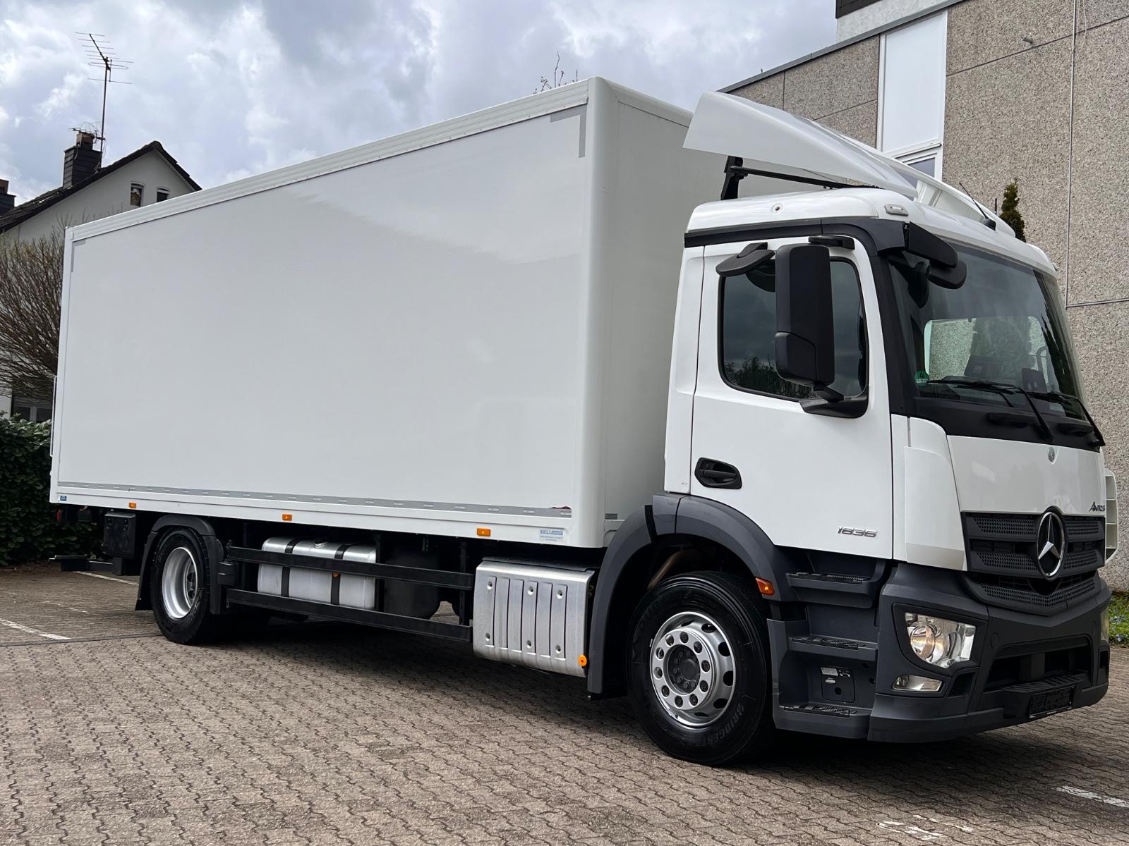 Mercedes-Benz Antos 1836 Koffer+LBW+Anhängerkupp+Kamera