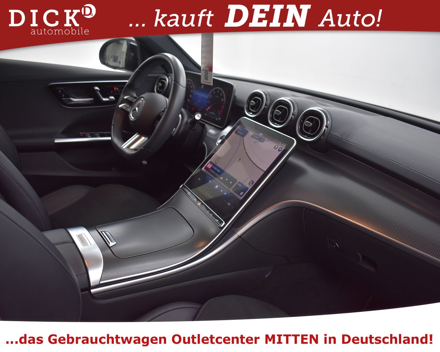MERCEDES-BENZ C200 T AMG Line NIGHT+WIDES+MEMO+360+AHK+ACC+19" - Image 14