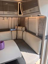 Dethleffs 740 rfk snow - Heckgarage Wohnwagen