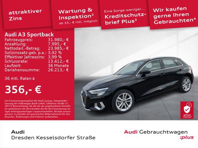 Audi A3 Sportback  35 TFSI advanced LED Navi DAB