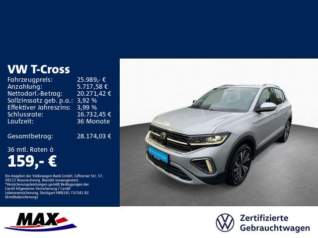 T-Cross 1.0 TSI DSG STYLE IQ.LIGHT+ACC+APP+ALU++