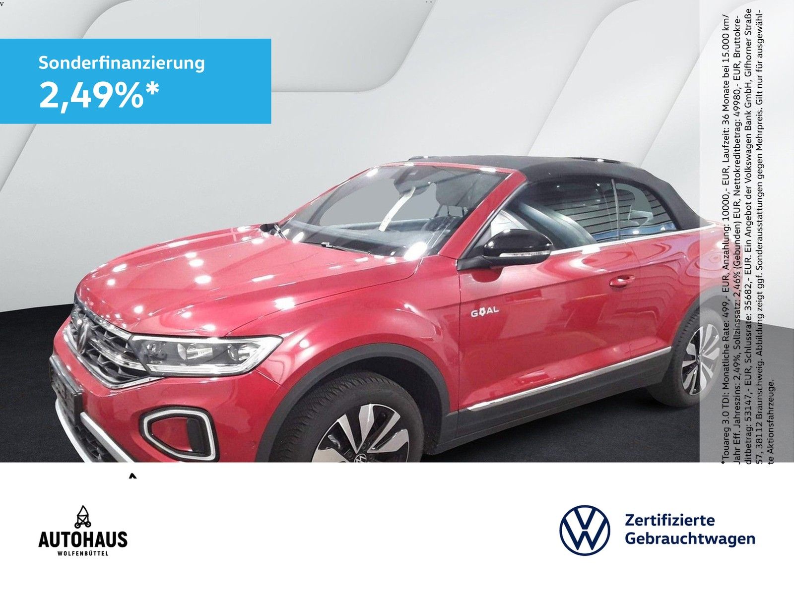 Volkswagen T-Roc Cabriolet Goal 1.0 TSI KAMERA LED NAV SHZ
