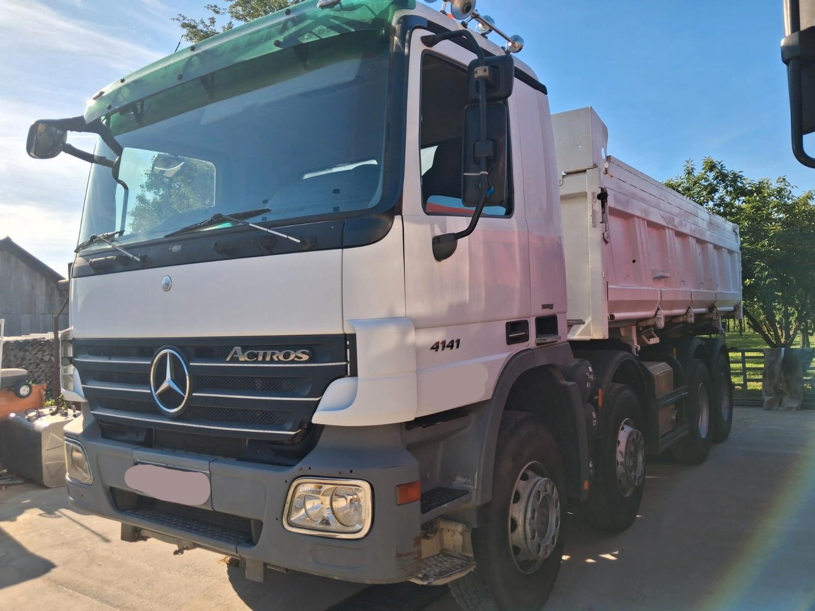 Mercedes-Benz ACTROS 4141 K 8x4 tipper - bordmatic