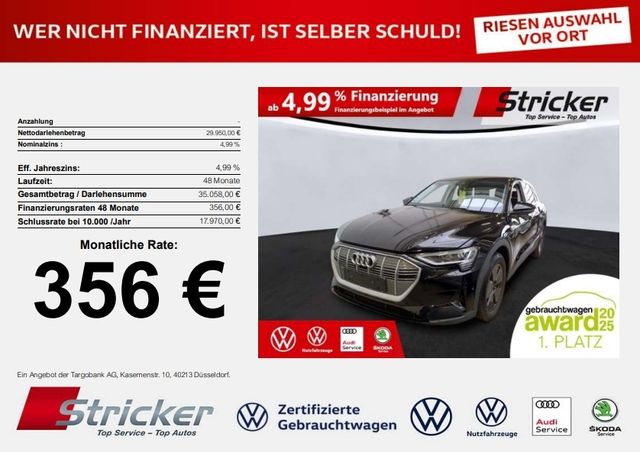 AUDI e-tron 55 quattro 356,-ohne Anzahlung Navi AHK K