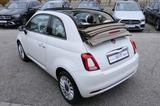 Fiat 500 Cabrio Lounge°Klima°Temp°Navi°PDC°Creme - Fiat Gebrauchtwagen in Kiel