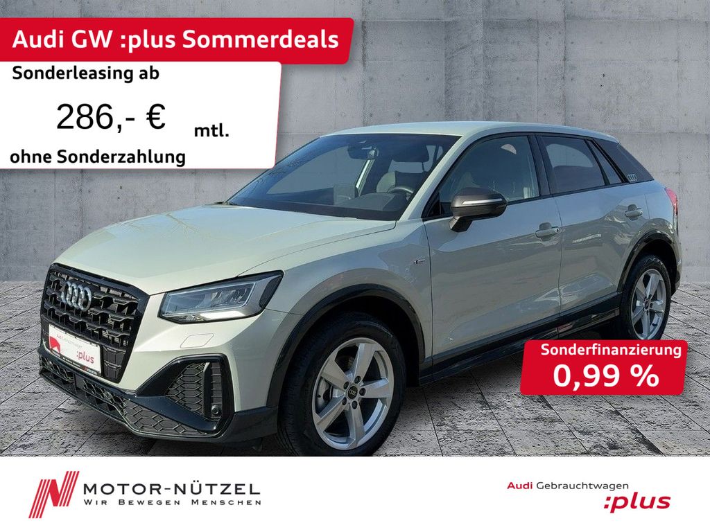 Audi Q2 30 TFSI S-LINE LED+RFK+GRA+SHZ+AHK