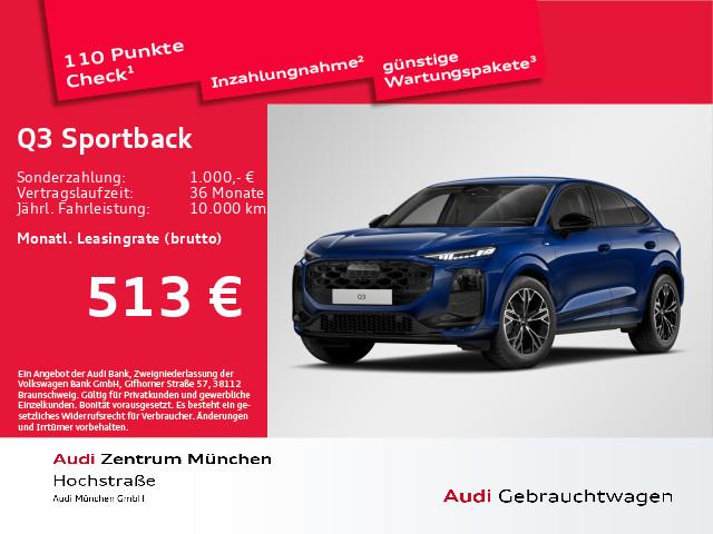 Audi Q3 Sportback TFSI S tronic S line ACC/AHK/Navi+