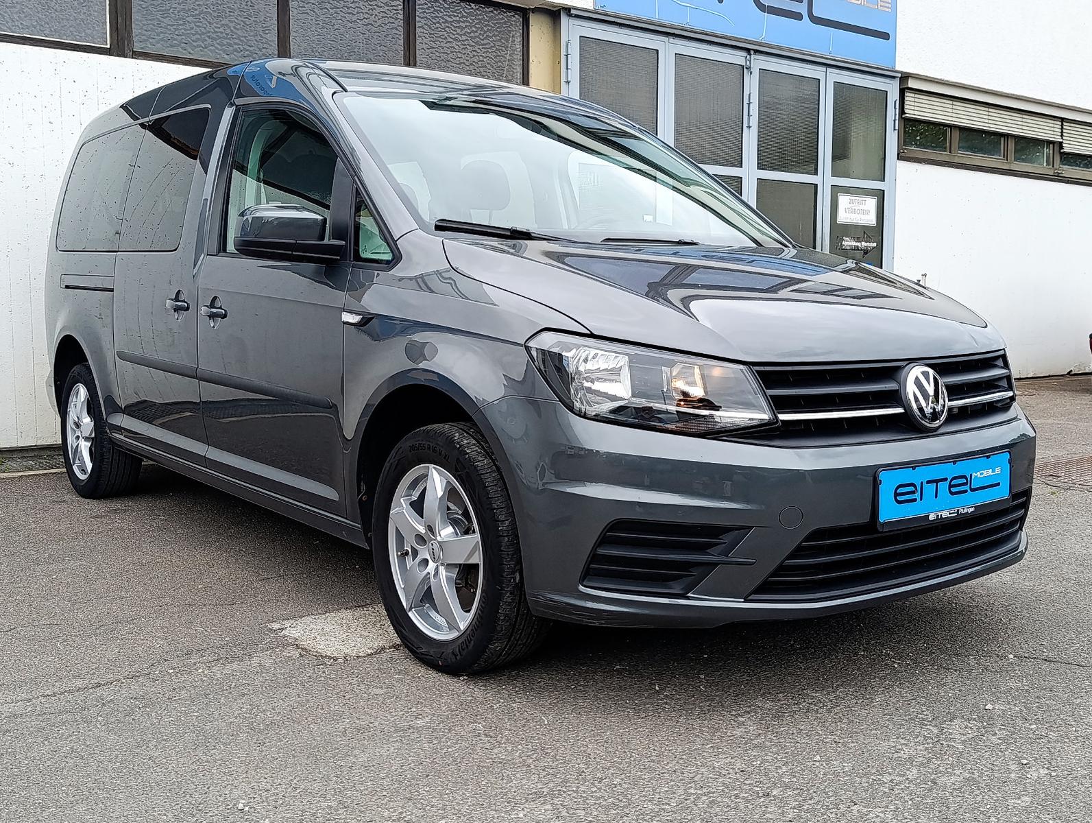 Volkswagen Caddy Maxi PKW BMT 7 Sitzer SHZ PDC Tempomat
