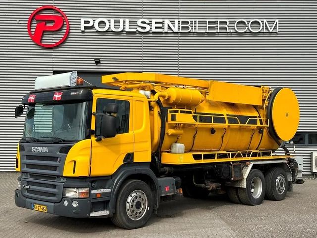 Scania P340 Saug & Drückwagen / Combi Cleainer / Vacuum