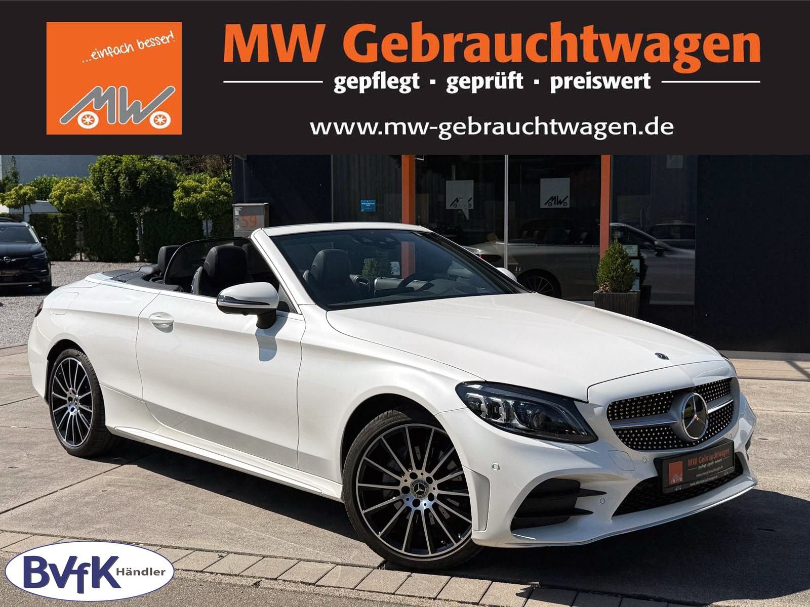 Fahrzeugabbildung Mercedes-Benz C200 Cabrio 4Matic AMG-Line ACC 360° HUD LED SHZ