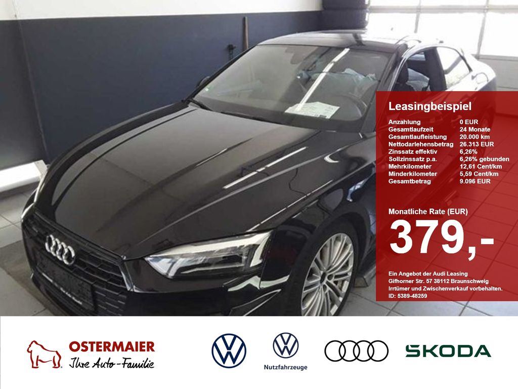 Abbildung Leasingangebot Audi A5 Coupé Advanced 40TDI 204PS QUATTRO PANO.KAMER