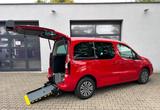 Peugeot Partner Behindertengerecht Rollstuhlrampe - rote Peugeot Partner