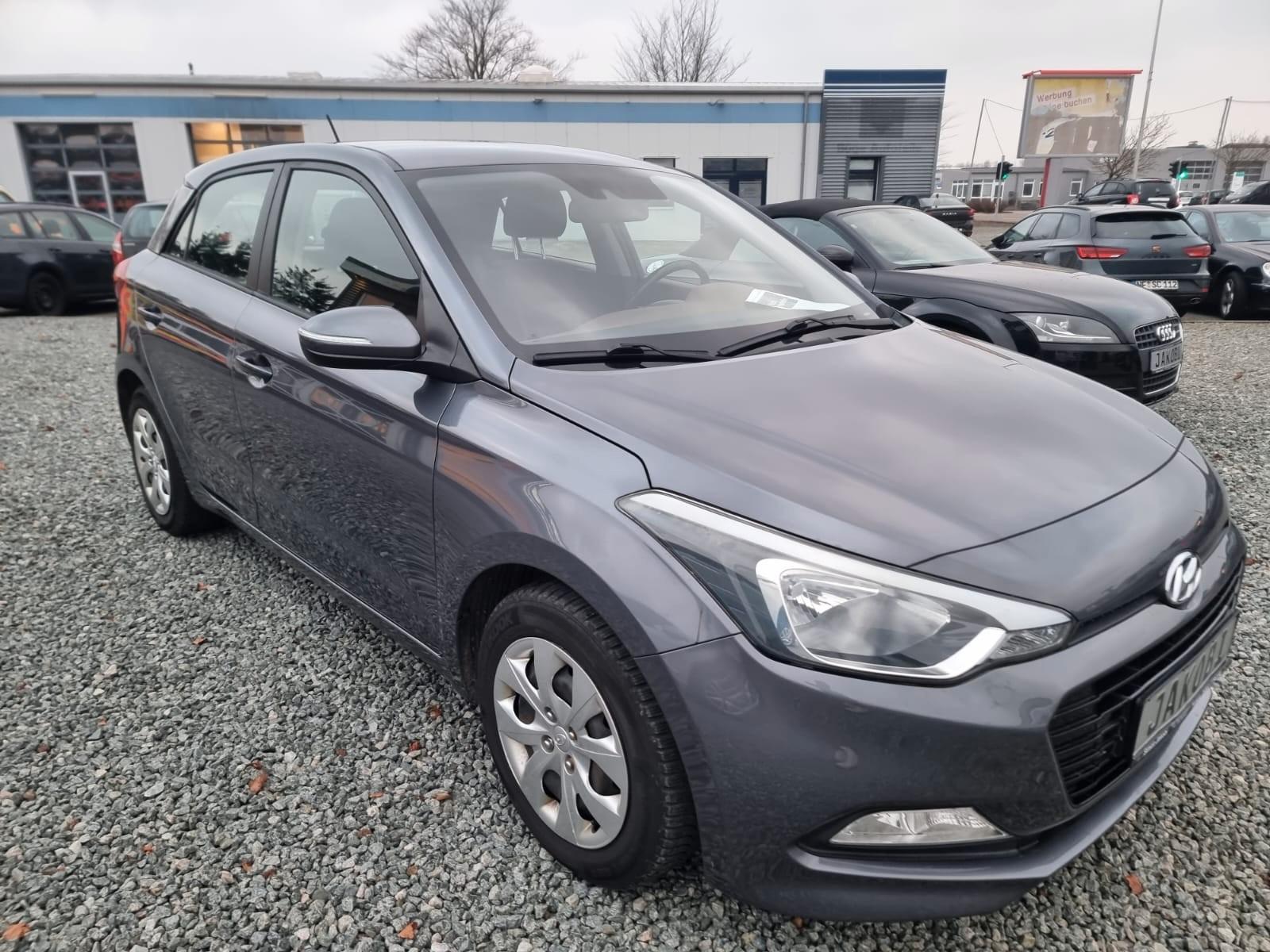 Hyundai i20 blue Trend Sitzh. Tempom. Bluetooth 1.Hand