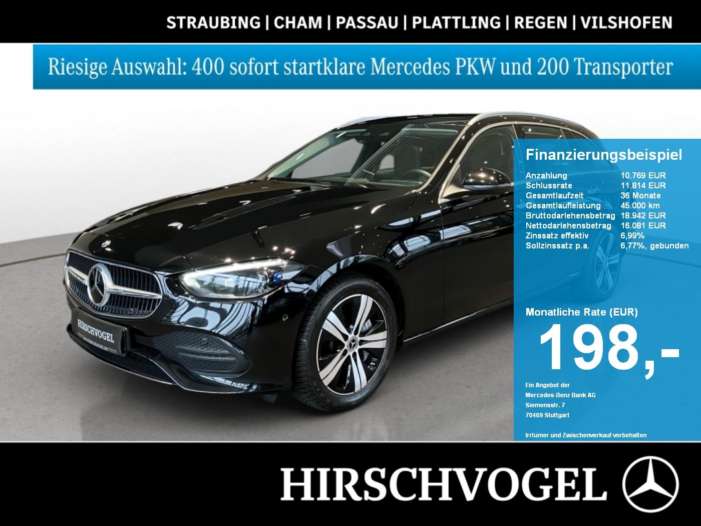 Mercedes-Benz C 300 e AVANTGARDE+Pano+AHK+DISTRON+HUP+KEYLESS