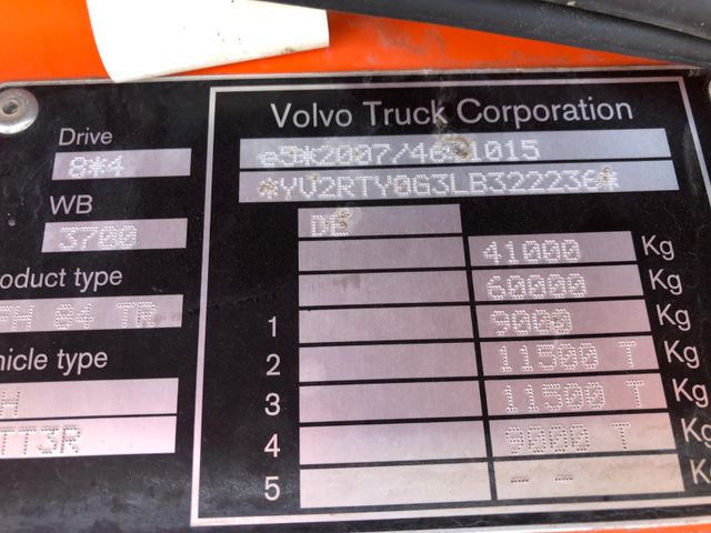FH460 8x4 Tridem*Lift+LenkAchse*ALU*AHK*VollLuft