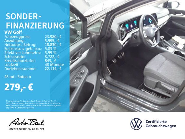 Volkswagen Golf VIII 1.0 TSI "MOVE" LED Digital Cockpit ACC