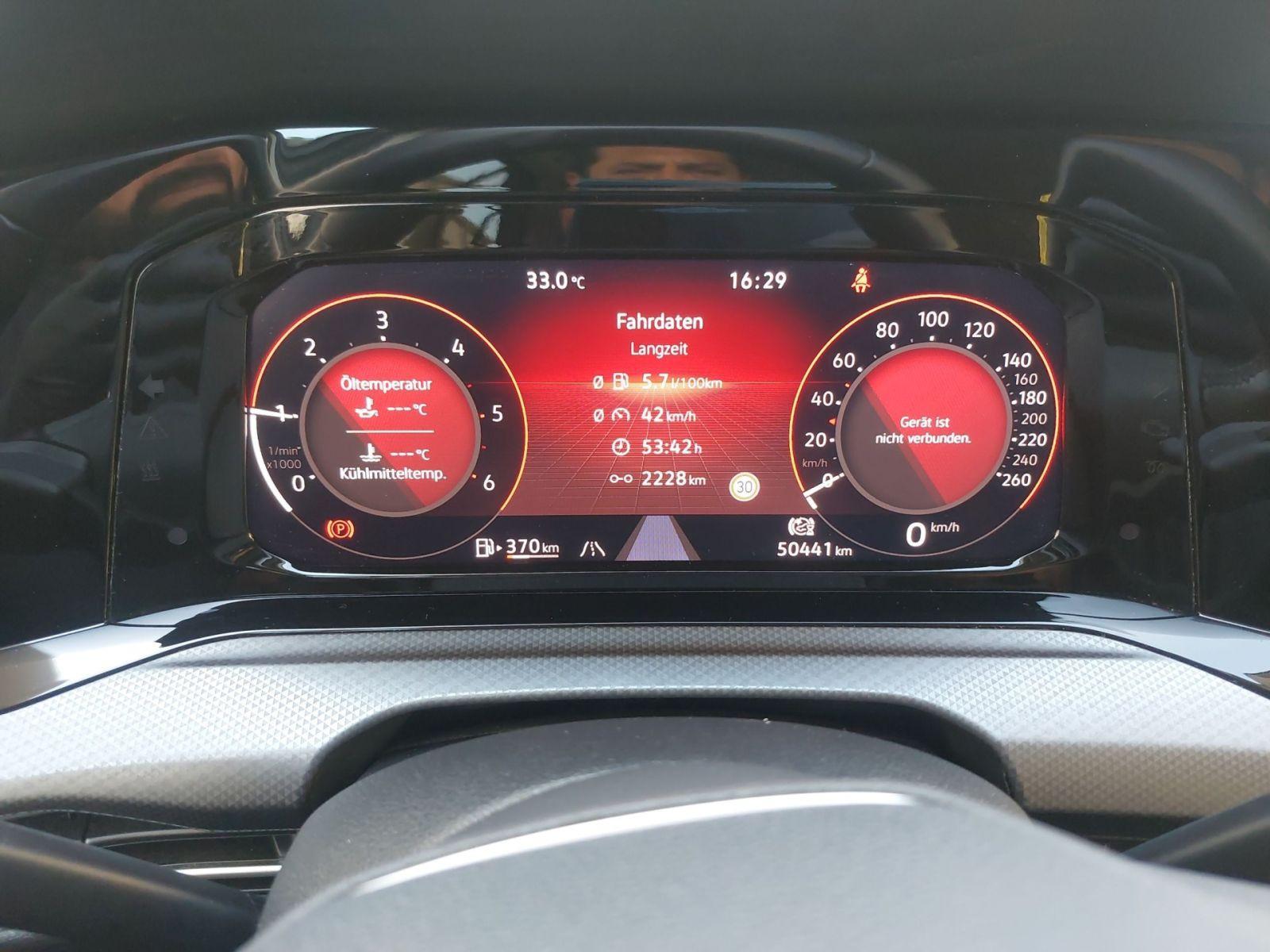 Volkswagen Golf VIII 2.0 TDI Active Navi Sprachbedienung Sp, миниатюра 8