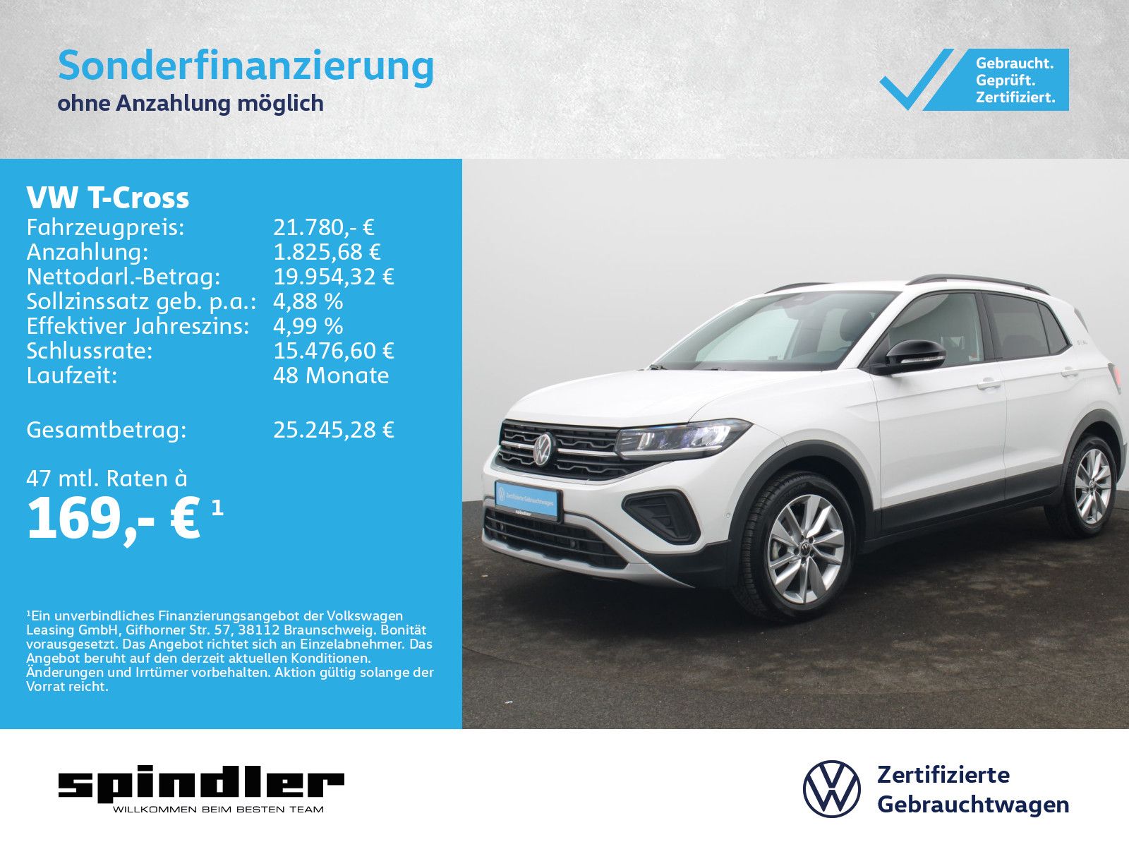Volkswagen T-Cross Goal 1.0TSI DSG/ Navi, CarPlay, AHK, LED
