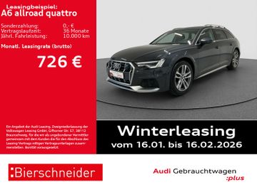 Audi Leasingangebot: Audi A6 allroad 50 TDI qu AHK MATRIX HuD 360 ACC