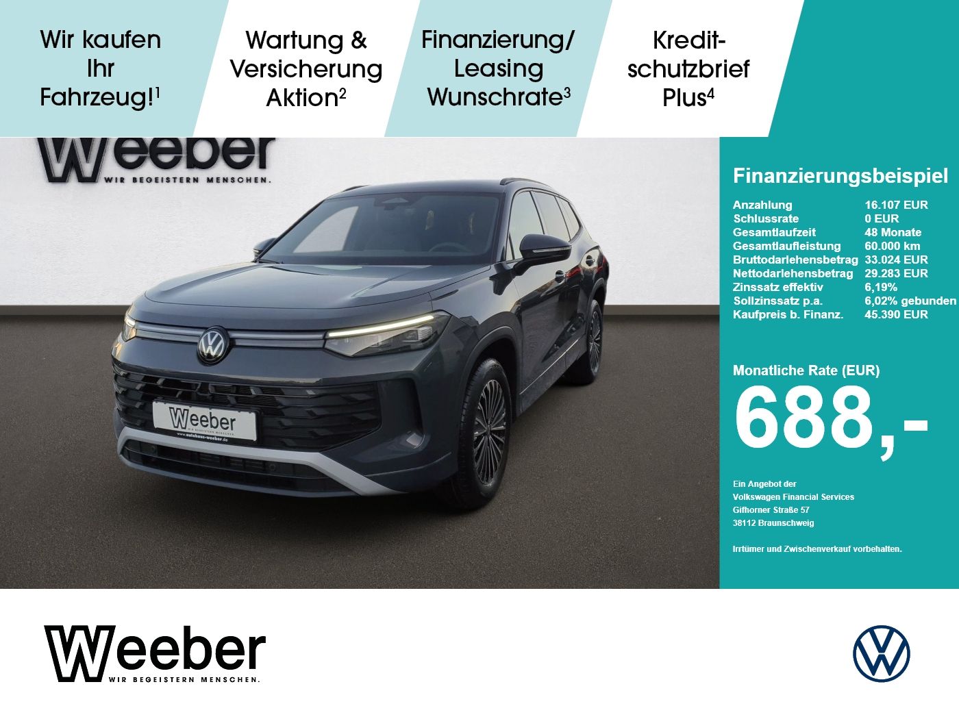 Volkswagen Tayron 1.5 eTSI DSG Life Navi LED Kamera PDC