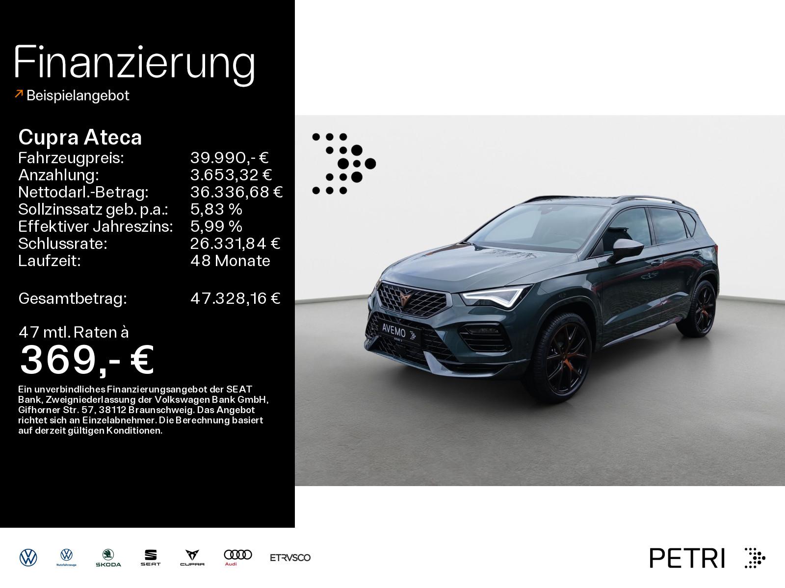 Cupra Ateca VZ 2.0 TSI 300 PS *elektr.Sitz*Soundsyst.*