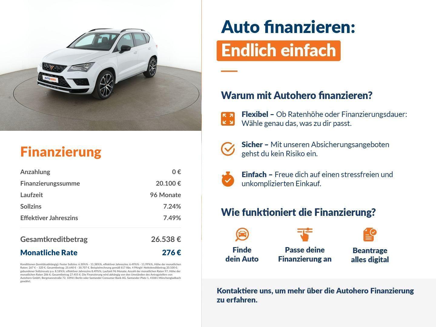 Cupra Ateca 2.0 TSI 4Drive Aut.*NAVI*360*ACC*