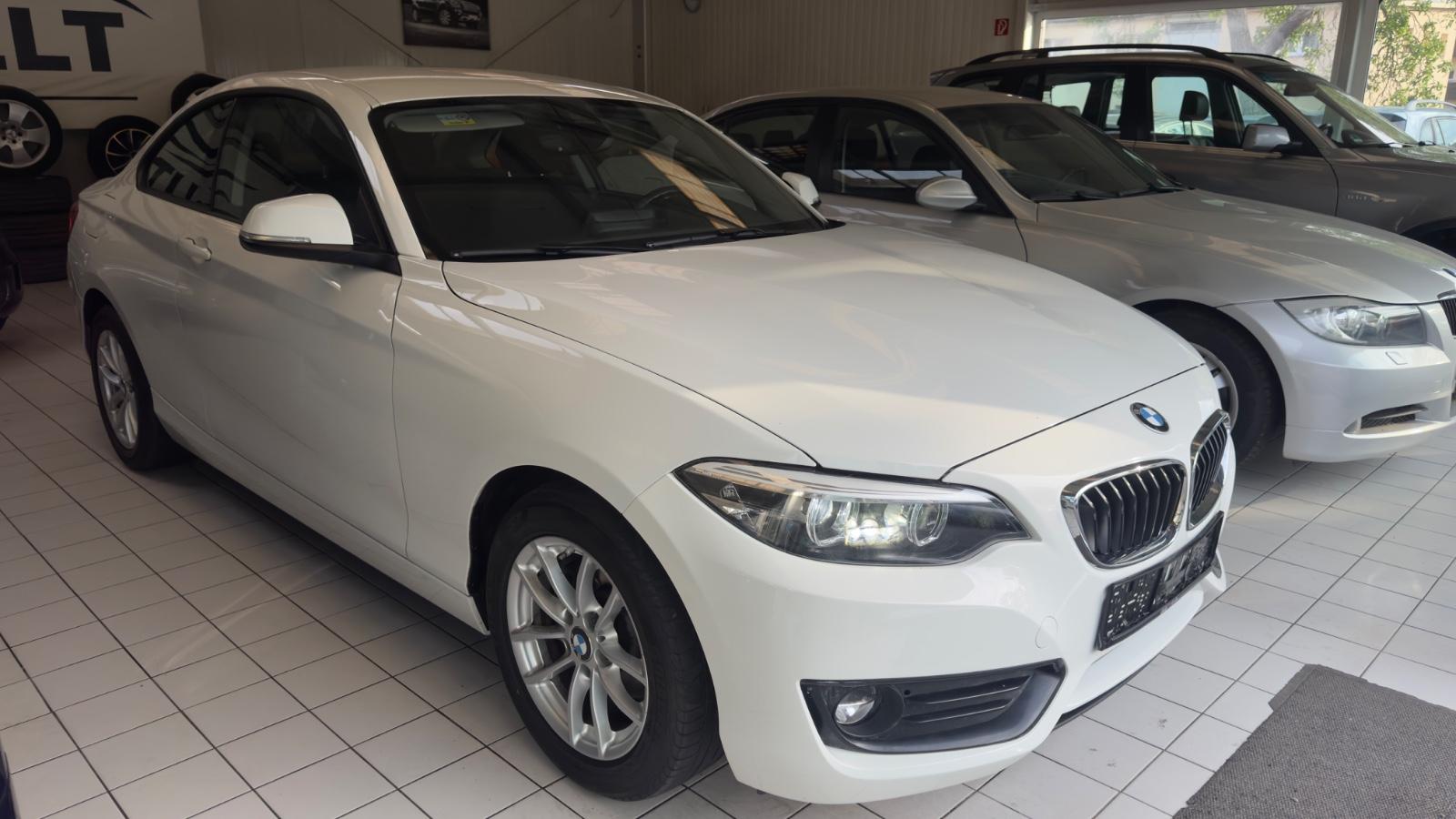 BMW 218 d Coupe Advantage*TÜVneu*Navi*Tempomat*LED*