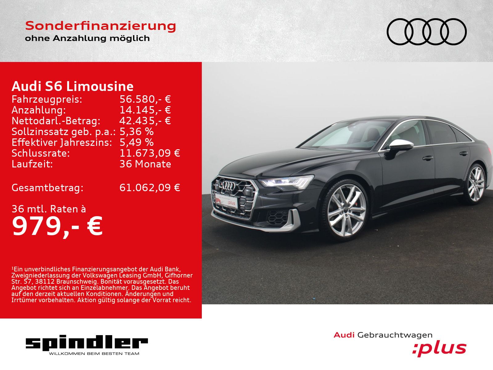 AUDI S6 Limousine TDI quattro / HD-Matrix, Navi+, B&amp;O