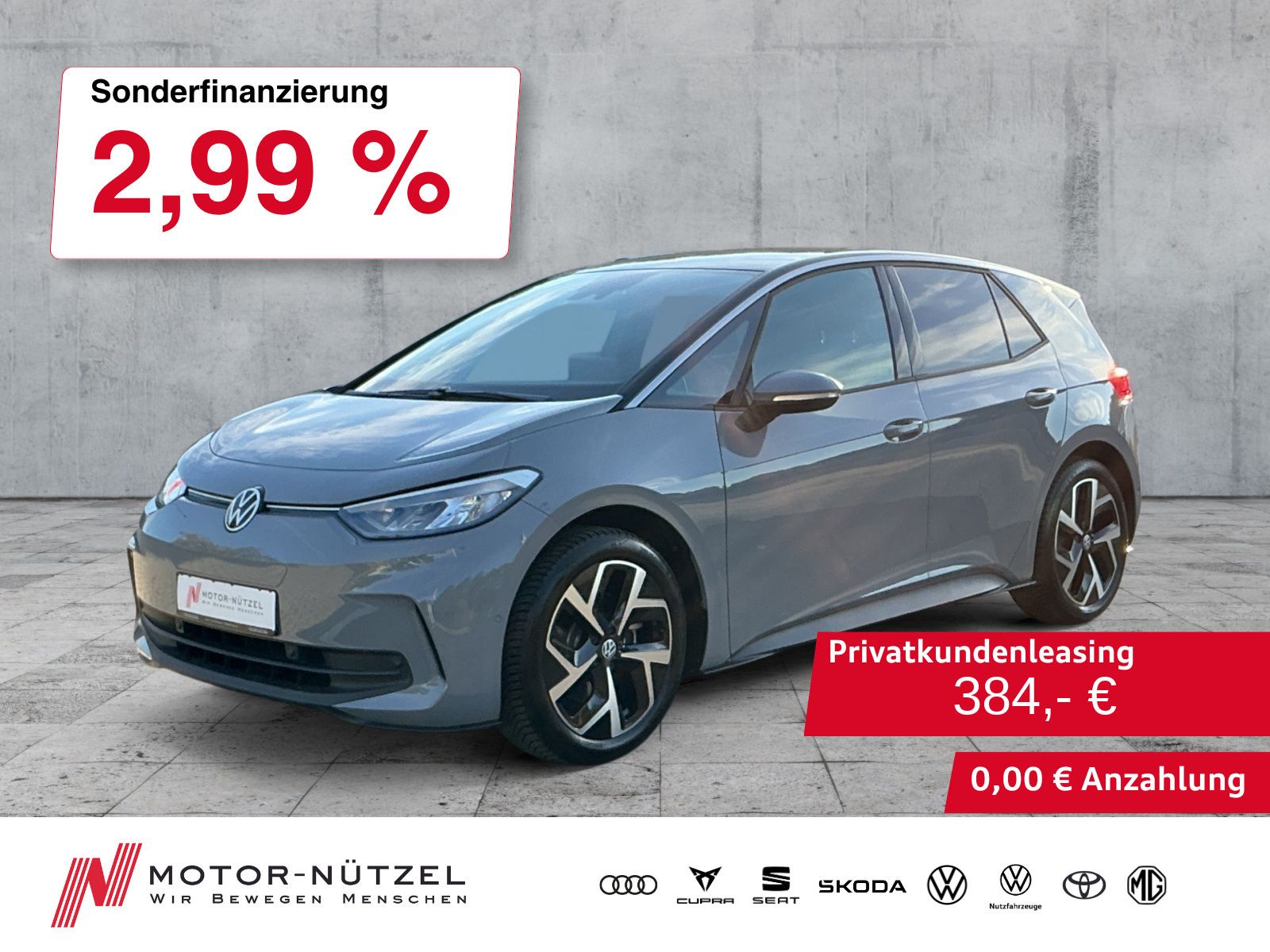 Volkswagen ID.3 150kW Pro LED+NAVI+APP+ACC+SHZ+RFK+PDC