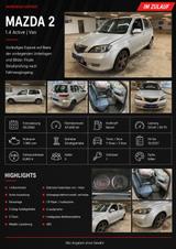 Mazda 2 Lim. 1.4 Active Klima CD - Mazda Gebrauchtwagen von 2006