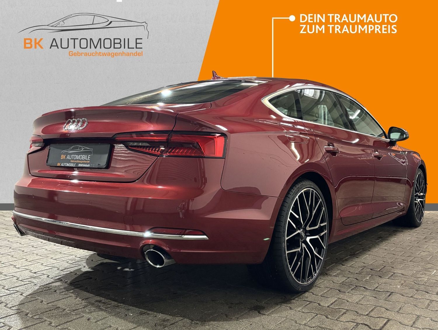 Fahrzeugabbildung Audi A5 Sportback design #Matrix#Virtual#Leder