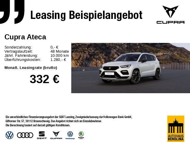 Cupra Ateca 1.5 TSI DSG *AHK*ACC*360°*LED*NAV*SHZ*