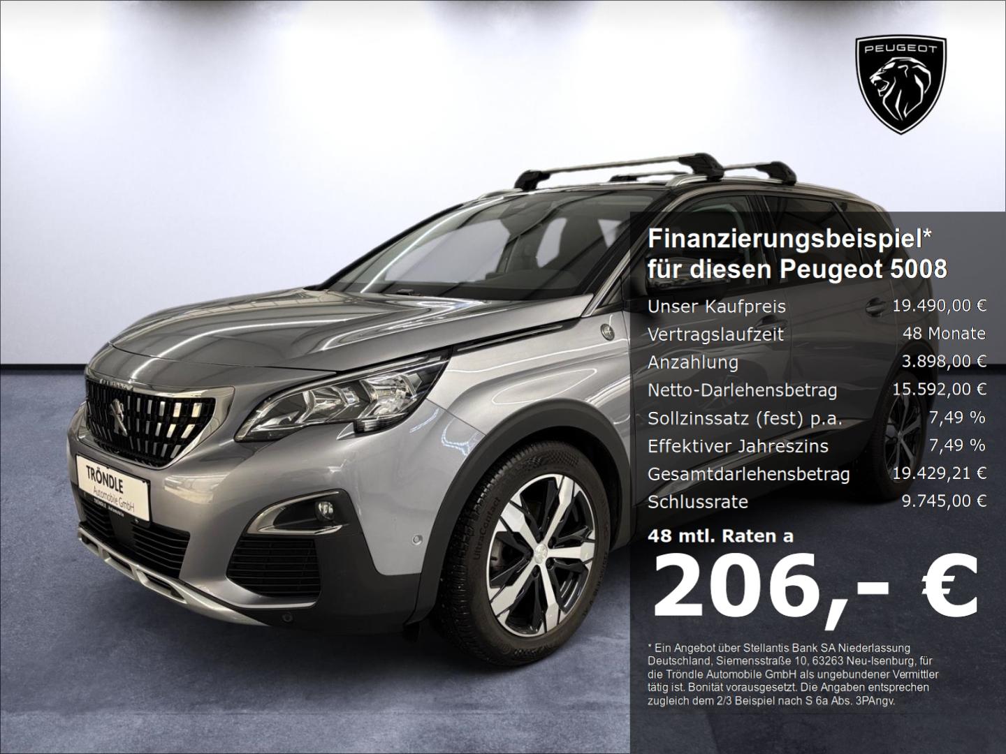Peugeot 5008 1.5 HDi Crossway 7-Sitzer El. Panodach Navi