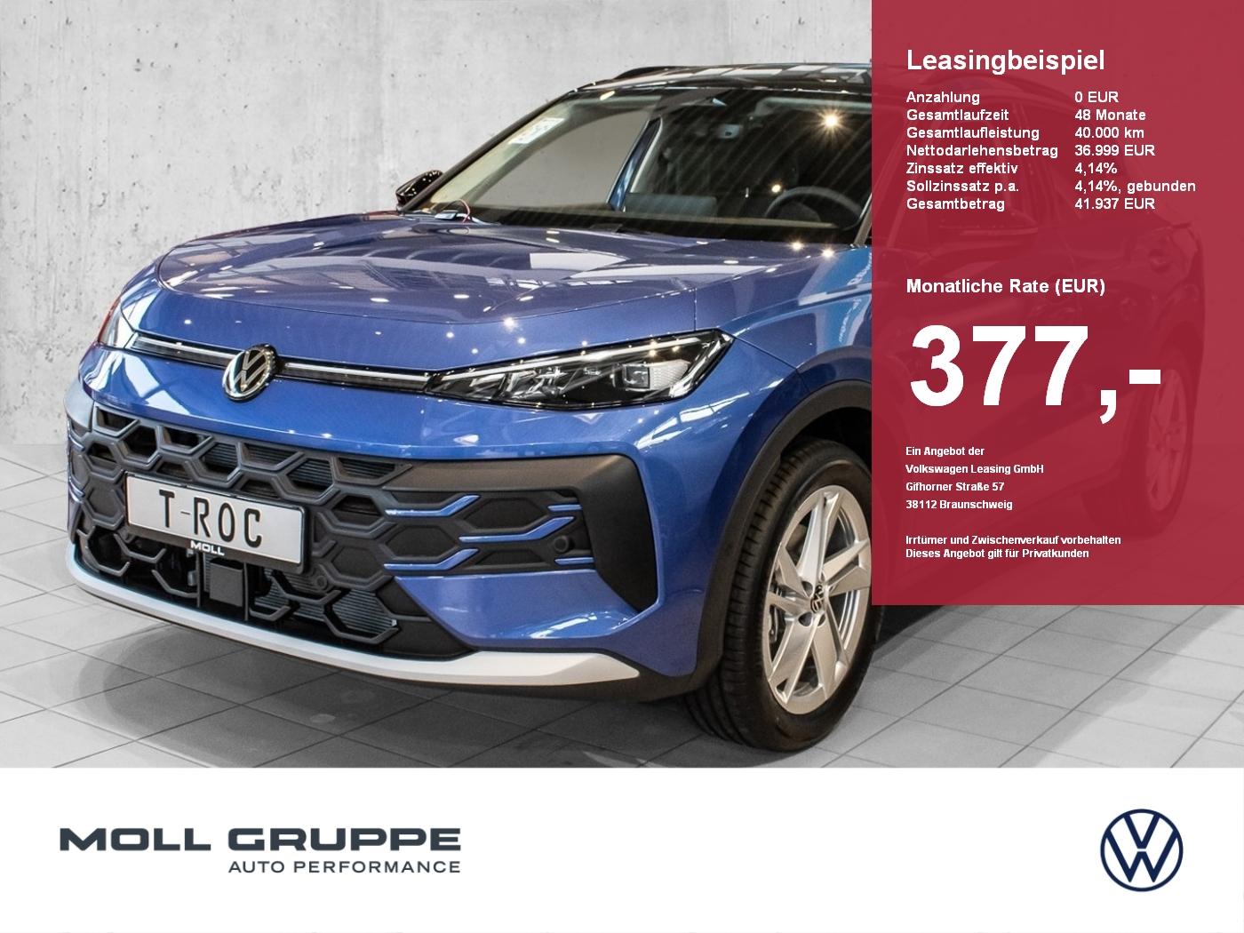 Volkswagen T-Roc Life 1.5 l eTSI OPF DSG ACC AUT FLA KAM