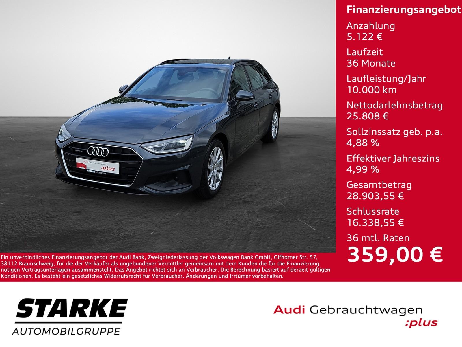 Audi A4 Avant 40 TDI S tronic quattro NaviPlus AHK SH