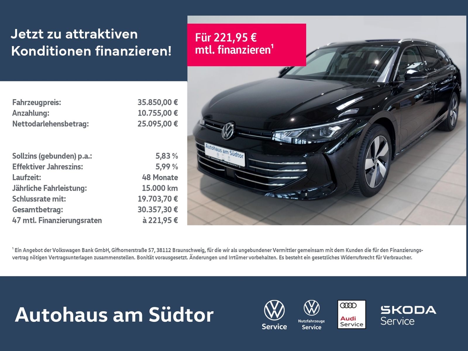 VW Passat Business 1.5 eTSI DSG | LED AHK RFK