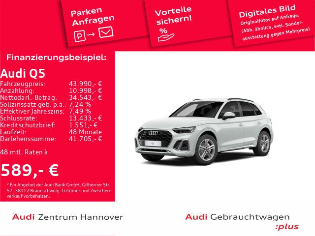 Audi Q5 S line 40 TDI quattro AHK LED Kamera virtual