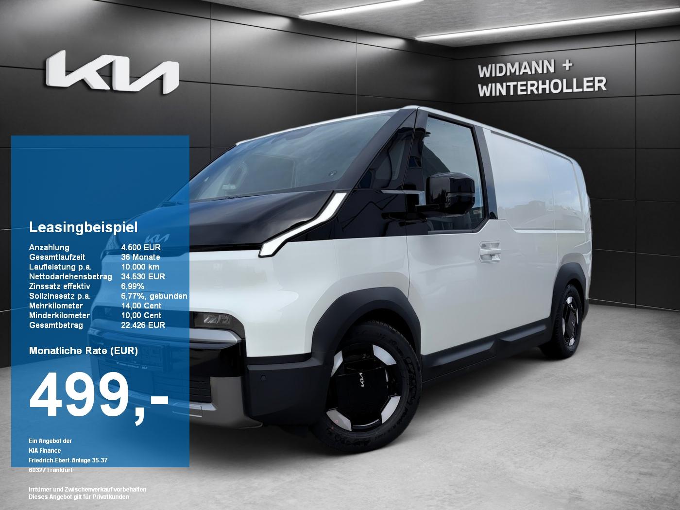 Kia PV5 CARGO L2H1 3T 71.2 Elite Navi Würth Ausbau!