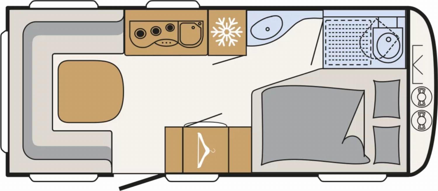 Dethleffs c-go 495 FR 10 Years Edition, Duo Control