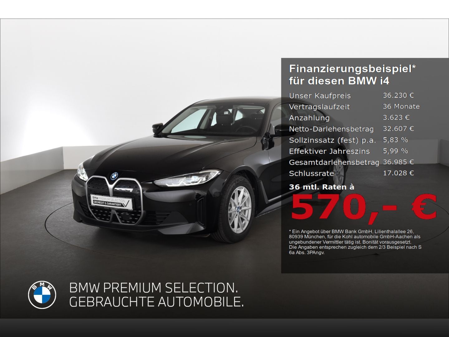 BMW i4 eDrive35 Gran Coupe M Hochglanz Shadow Line D