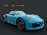 Porsche 911 Turbo S Cabriolet Techart*Lift*Burmester*ACC - blaue Porsche 991