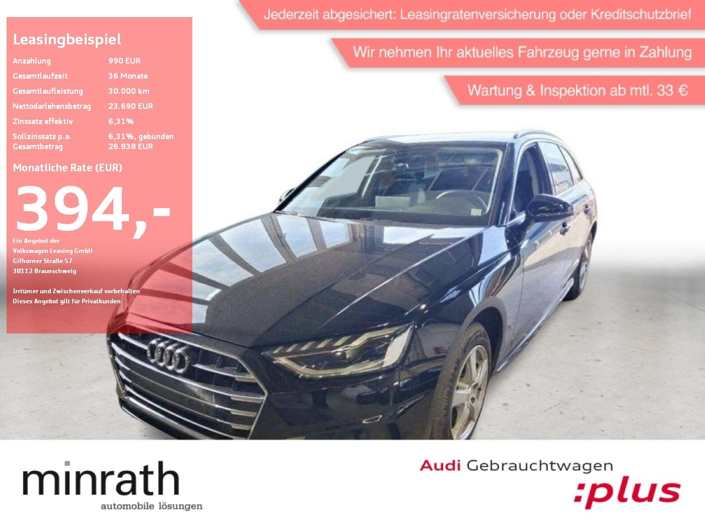 Audi A4 Avant 35 TDI advanced APP+DAB+AHK+ACC+LED