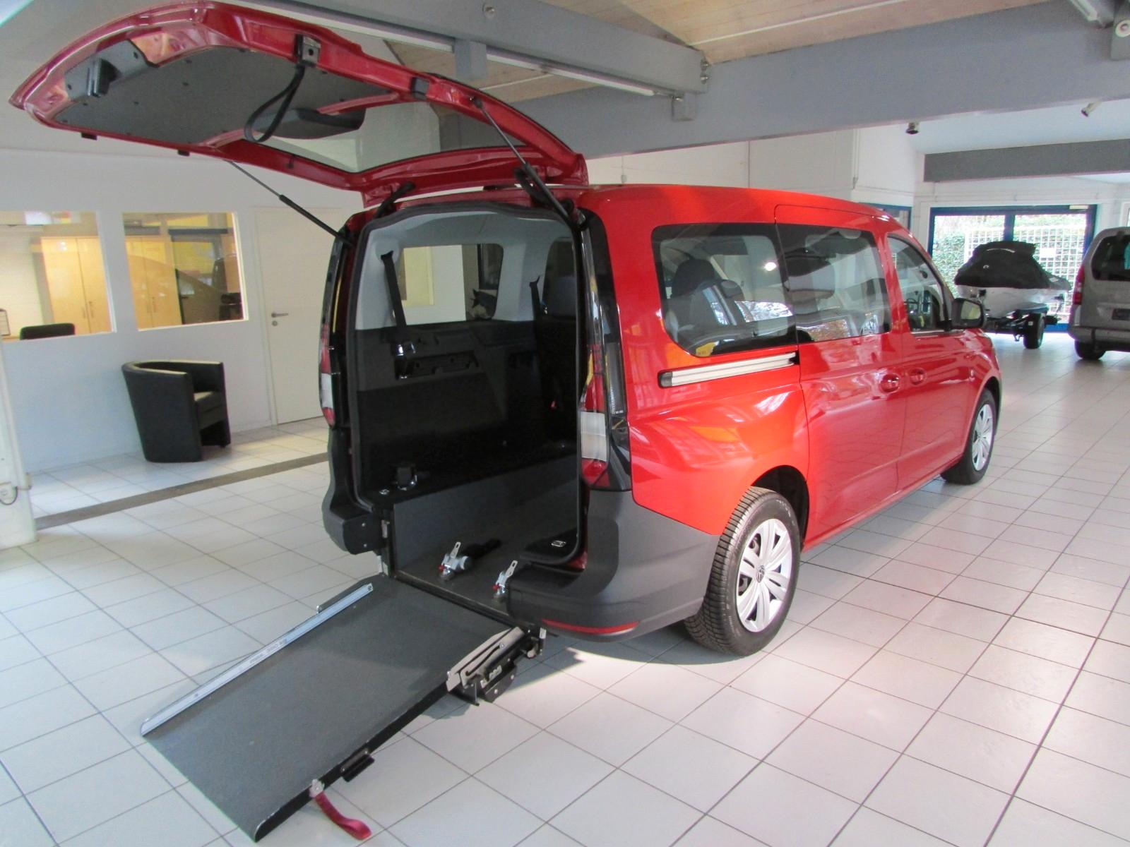 Volkswagen Caddy Maxi Rollstuhlrampe-Behindertengerecht
