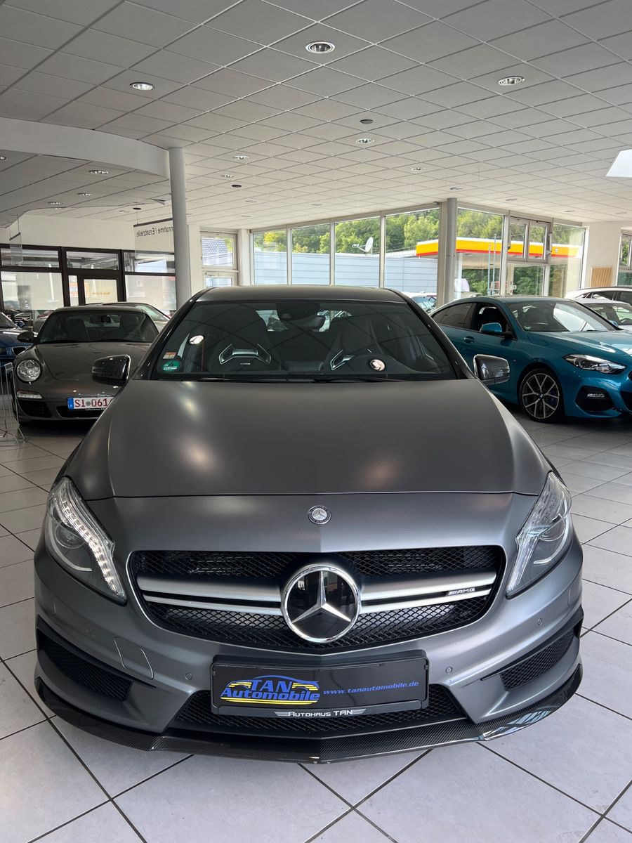Fahrzeugabbildung Mercedes-Benz A 45 AMG 4Matic*MATT-GRAU*PERFORMANCE SITZE&AUSP