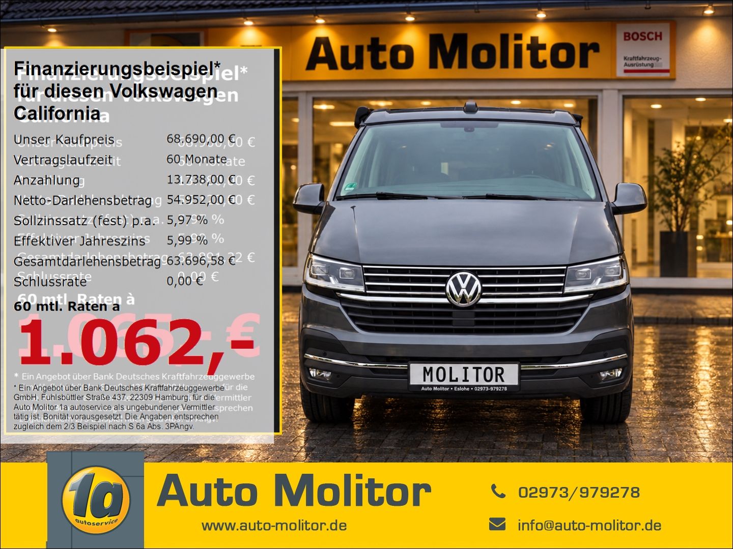 Volkswagen California T6.1 Ocean StandHZG LED Dyn. Kurvenli