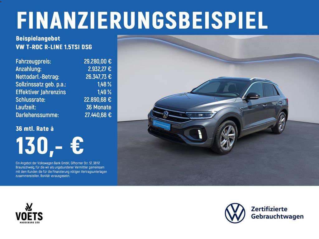 T-ROC R-LINE 1.5TSI DSG LED PLUS+NAVI+AHK+KAMERA