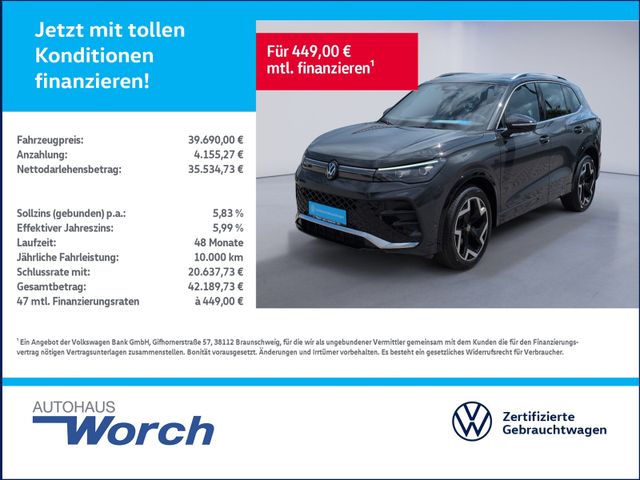 Tiguan R-Line 1.5 eTSI DSG AHK+KAMERA+ACC+